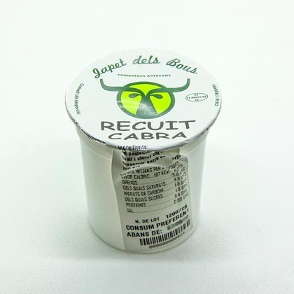 Recuit artesà de cabra