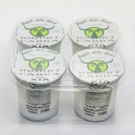 Yogur de cabra con chía. Pack x4.